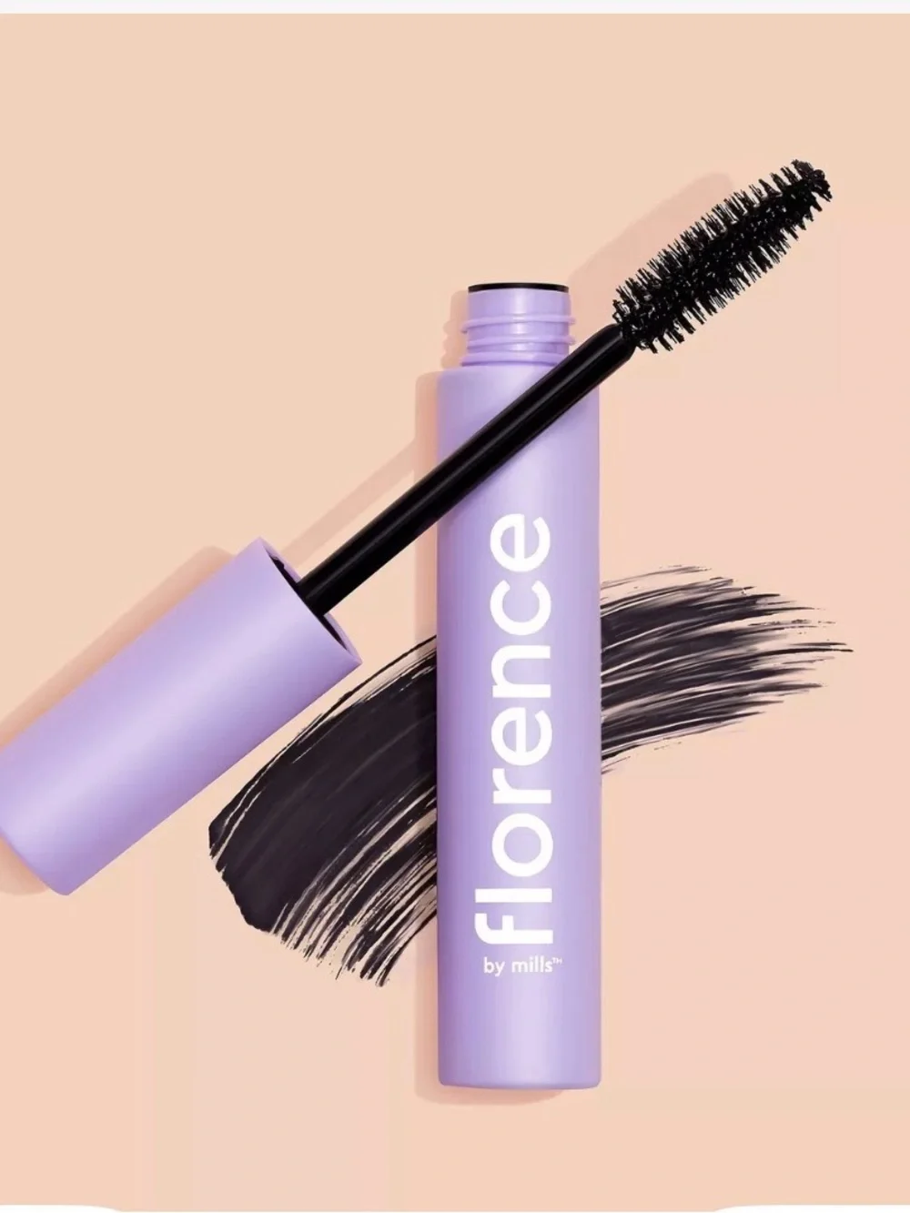 Florence by Mills Volumizing Mascara — Lavender Tube, Black Formula